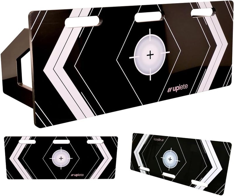 Uplete Portable Soccer Rebounder Board - Dual Angle Training Wall for Passing & Shooting - Large Surface Area - Image 1